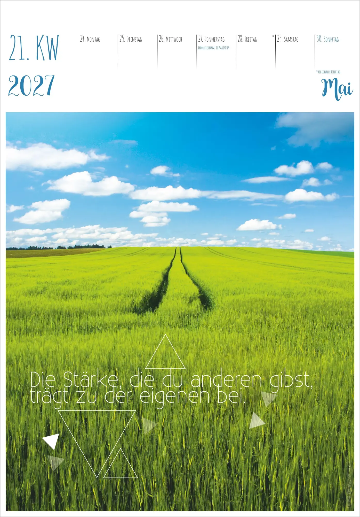 Bild: 4069095016897 | Im Einklang mit dem Moment - 53 Lebensweisheiten 2027 | KG | Kalender