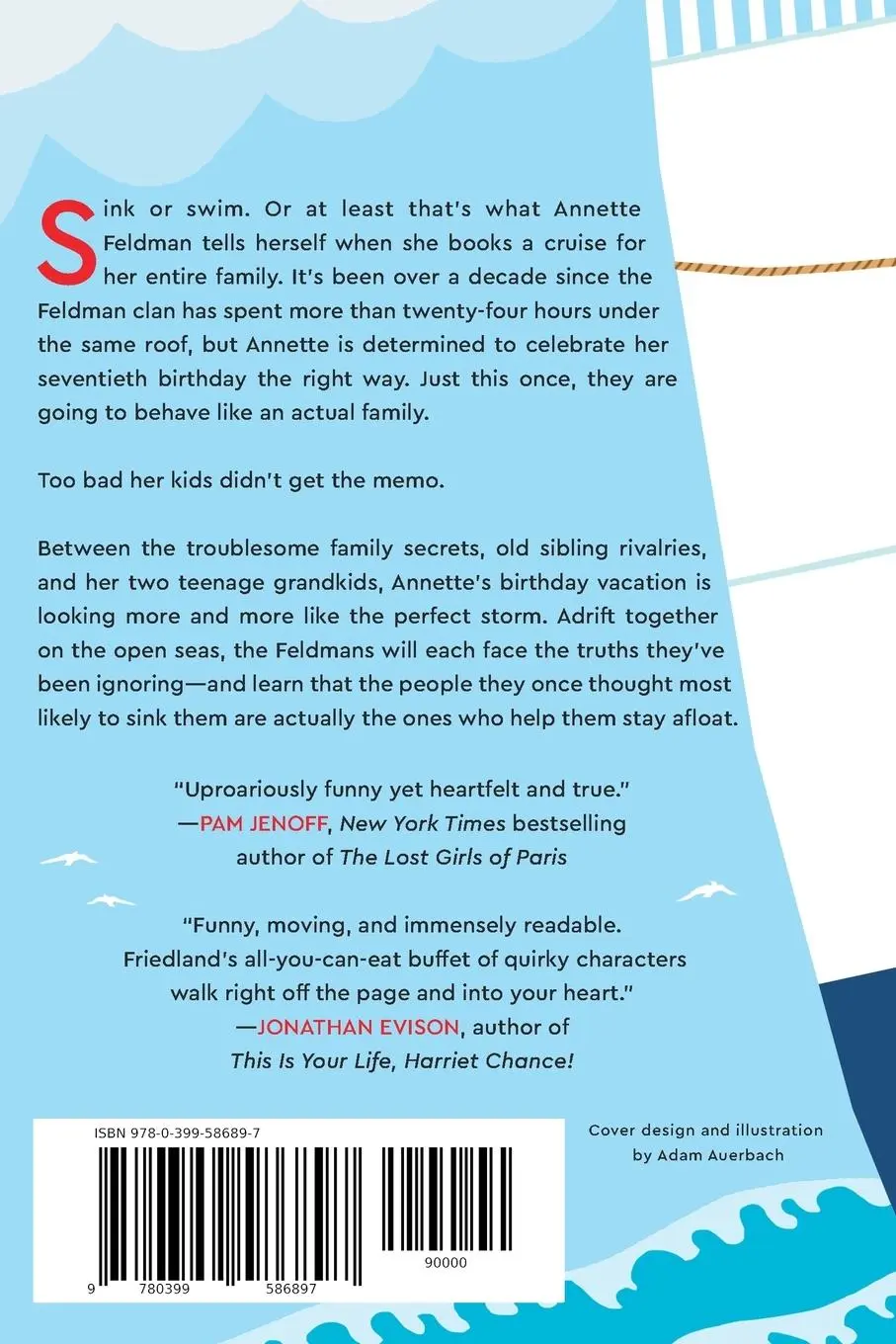 Rückseite: 9780399586897 | The Floating Feldmans | Elyssa Friedland | Taschenbuch | Englisch