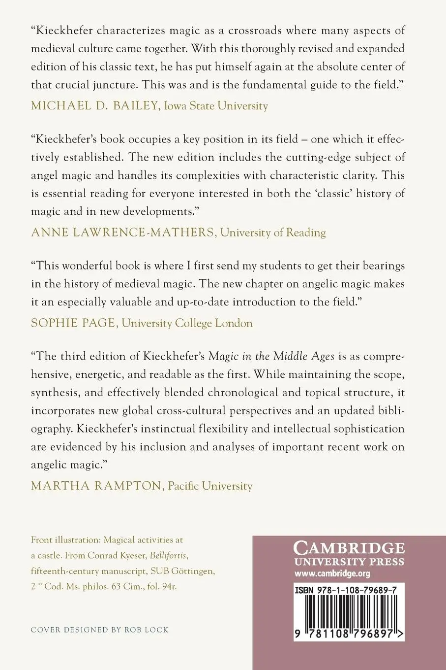 Rückseite: 9781108796897 | Magic in the Middle Ages | Richard Kieckhefer | Taschenbuch | Englisch