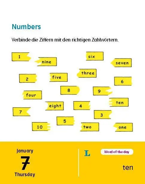Bild: 9783125636897 | Langenscheidt Kinderkalender Englisch 2027 | Tagesabreißkalender