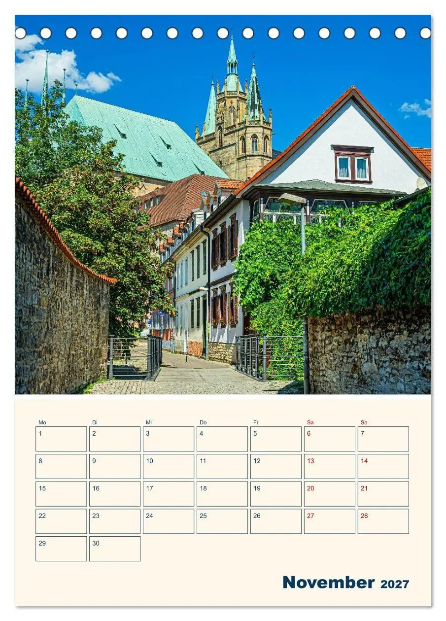 Bild: 9783594386897 | Zauberhaftes Erfurt (Tischkalender 2027 DIN A5 hoch), CALVENDO...