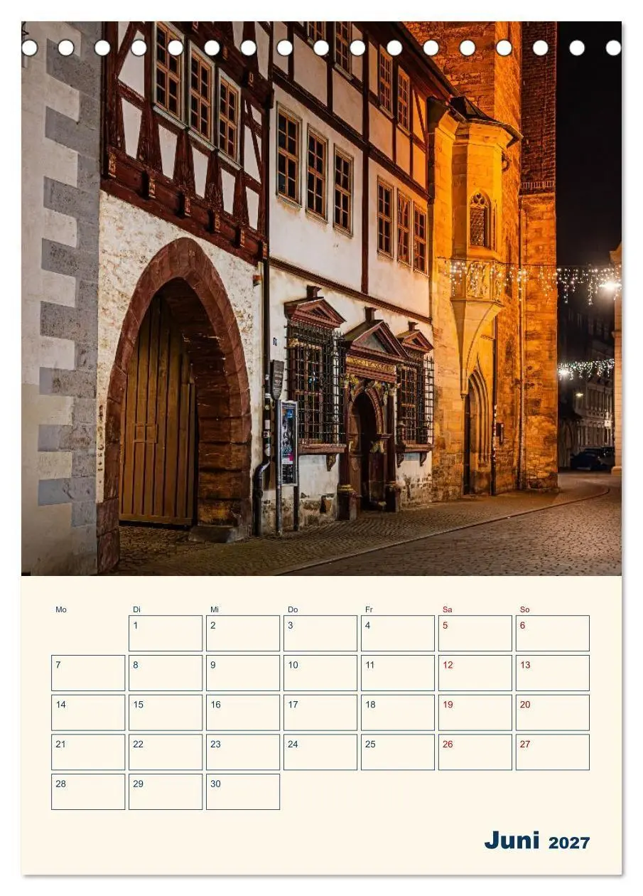Bild: 9783594386897 | Zauberhaftes Erfurt (Tischkalender 2027 DIN A5 hoch), CALVENDO...
