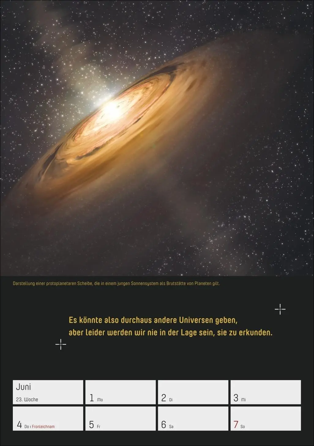 Bild: 9783840036897 | Stephen Hawking - Universum Wochenplaner 2026 - 53 faszinierende...