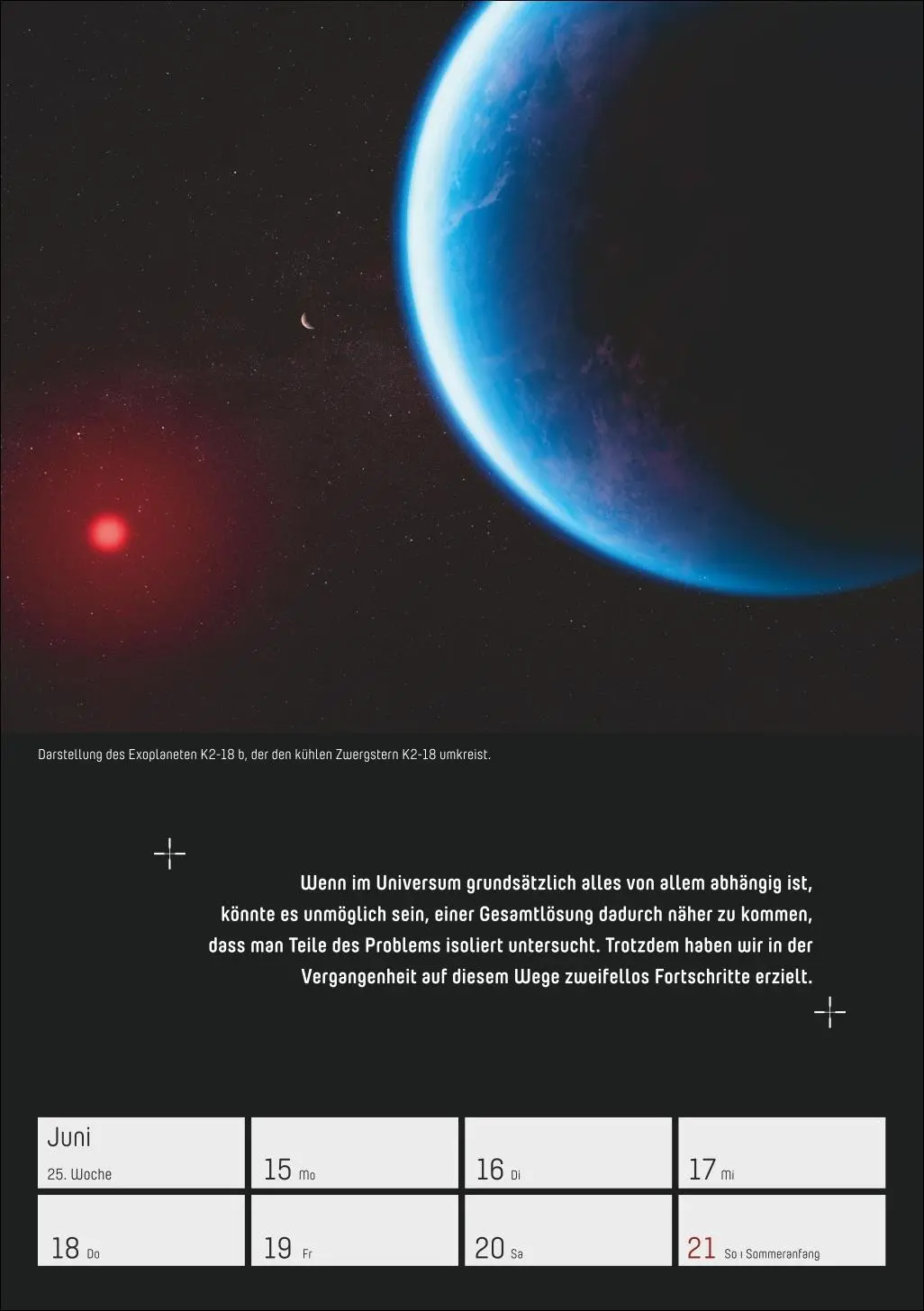 Bild: 9783840036897 | Stephen Hawking - Universum Wochenplaner 2026 - 53 faszinierende...