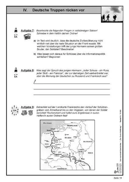 Bild: 9783866326897 | Lernwerkstatt - Der Erste Weltkrieg | Dirk/Quast, Moritz Witt | 52 S.