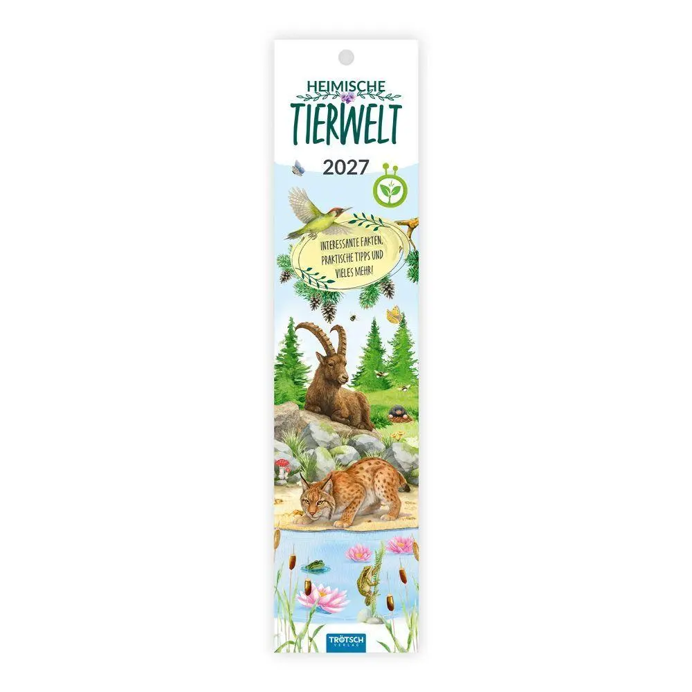 Cover: 9783988026897 | TRÖTSCH - Streifenkalender Mini Heimische Tierwelt 2027 | KG | 24 S.