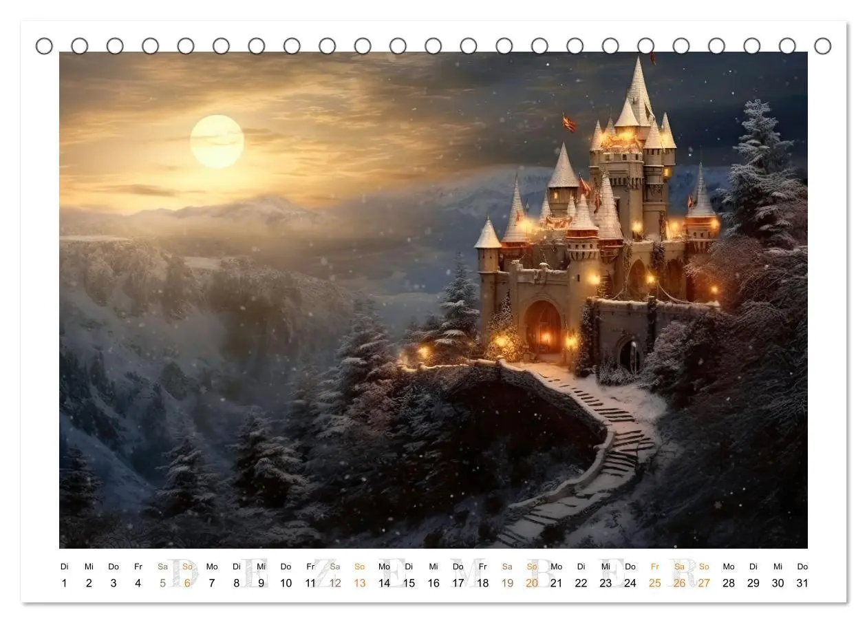 Bild: 9783457516997 | Malerische Ritterburgen (Tischkalender 2026 DIN A5 quer), CALVENDO...