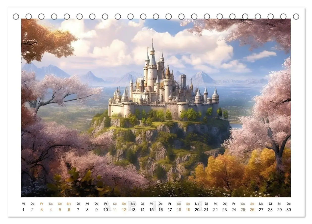 Bild: 9783457516997 | Malerische Ritterburgen (Tischkalender 2026 DIN A5 quer), CALVENDO...