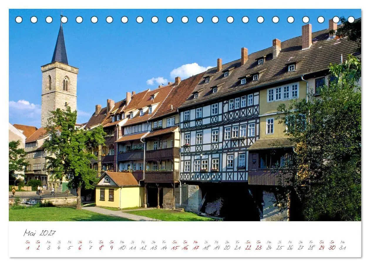 Bild: 9783569626997 | Erfurt - Die Landeshauptstadt mit Geschichte (Tischkalender 2027...