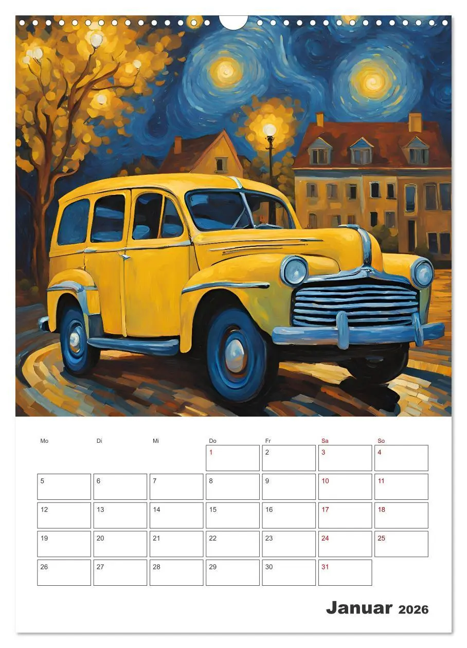 Bild: 9783457647097 | Kunstvolle Klassiker (Wandkalender 2026 DIN A3 hoch), CALVENDO...