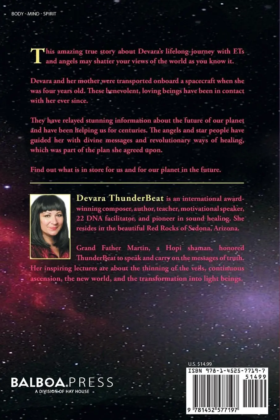 Rückseite: 9781452577197 | Look Up | My Encounters with Ets &amp; Angels | Devara Thunderbeat | Buch