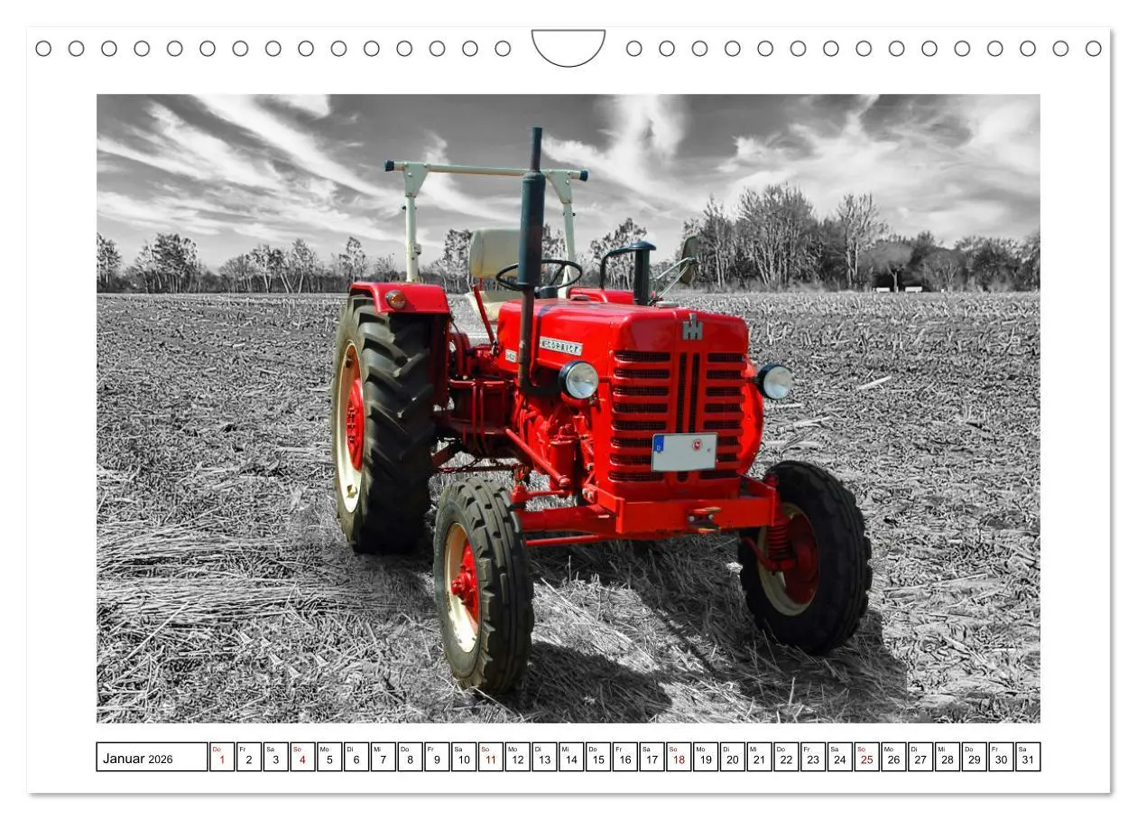 Bild: 9783457567197 | Traktoren - Oldtimer aus dem Ausland (Wandkalender 2026 DIN A4...