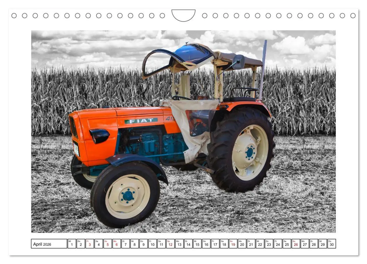 Bild: 9783457567197 | Traktoren - Oldtimer aus dem Ausland (Wandkalender 2026 DIN A4...