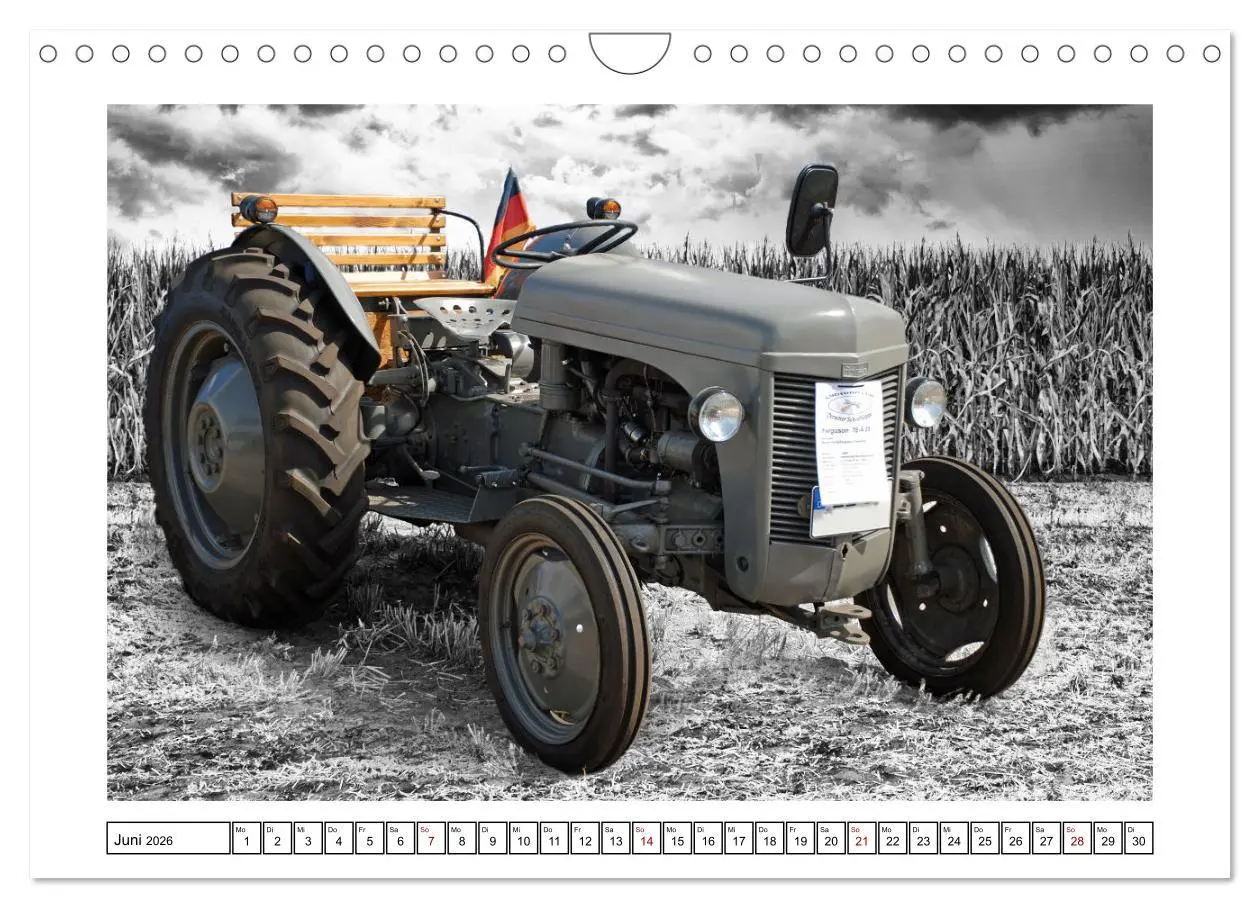 Bild: 9783457567197 | Traktoren - Oldtimer aus dem Ausland (Wandkalender 2026 DIN A4...