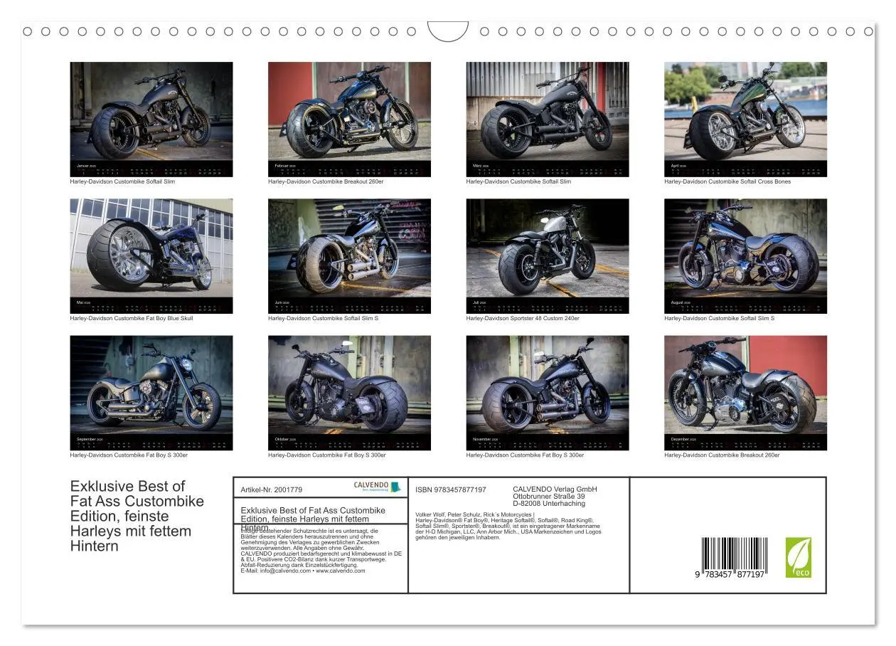 Bild: 9783457877197 | Exklusive Best of Fat Ass Custombike Edition, feinste Harleys mit...