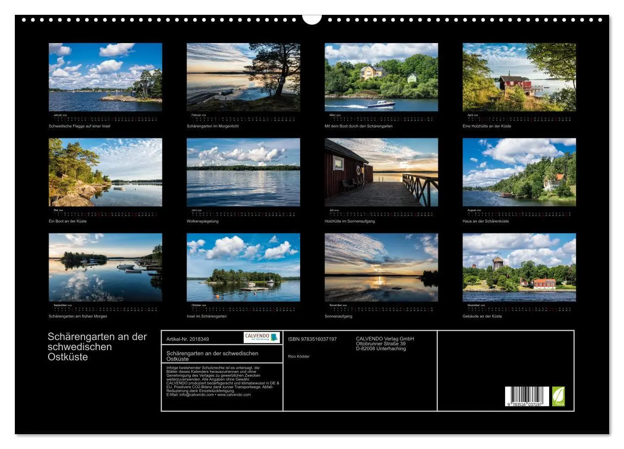 Bild: 9783516037197 | Schärengarten an der schwedischen Ostküste (Wandkalender 2026 DIN...