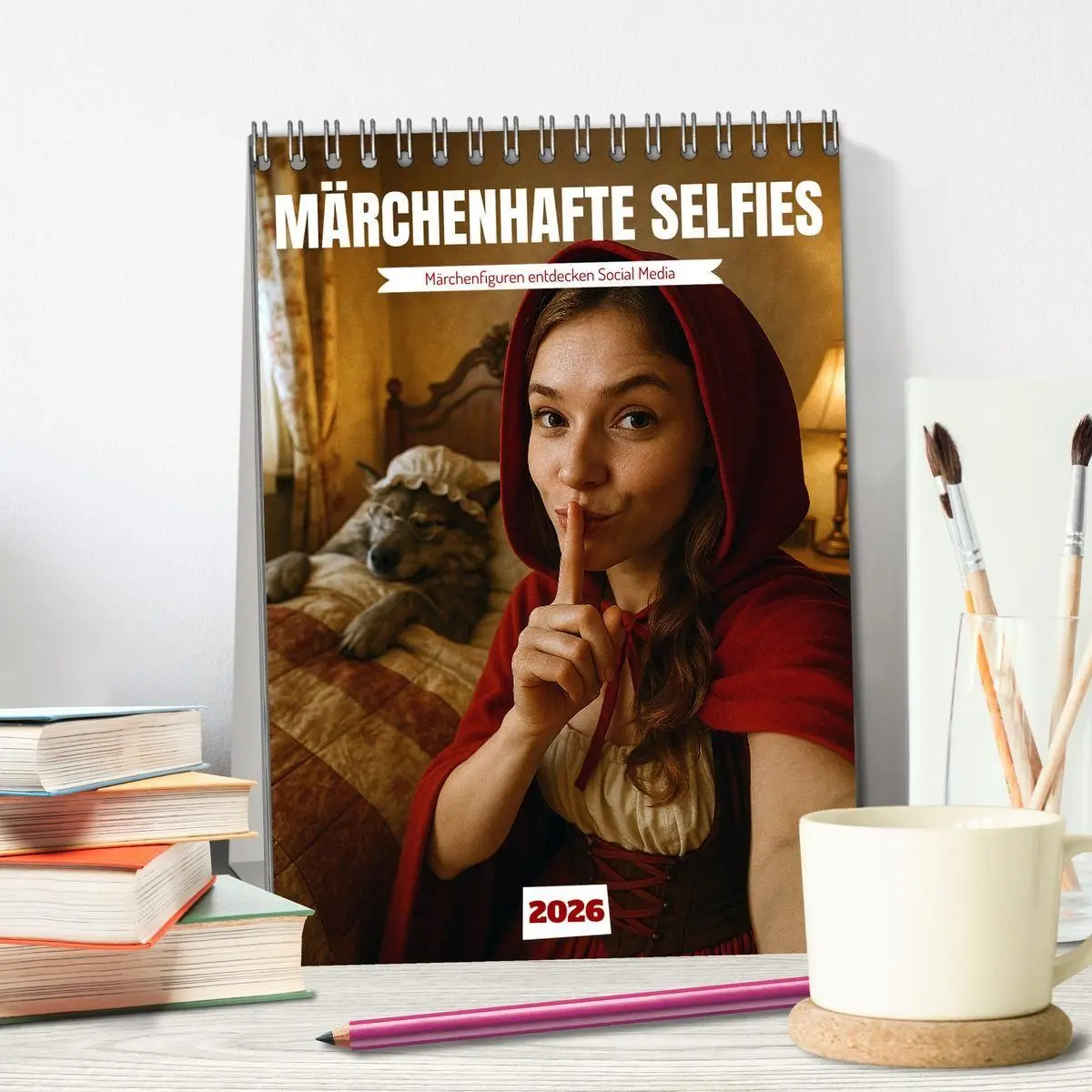 Bild: 9783516657197 | Märchenhafte Selfies (Tischkalender 2026 DIN A5 hoch), CALVENDO...
