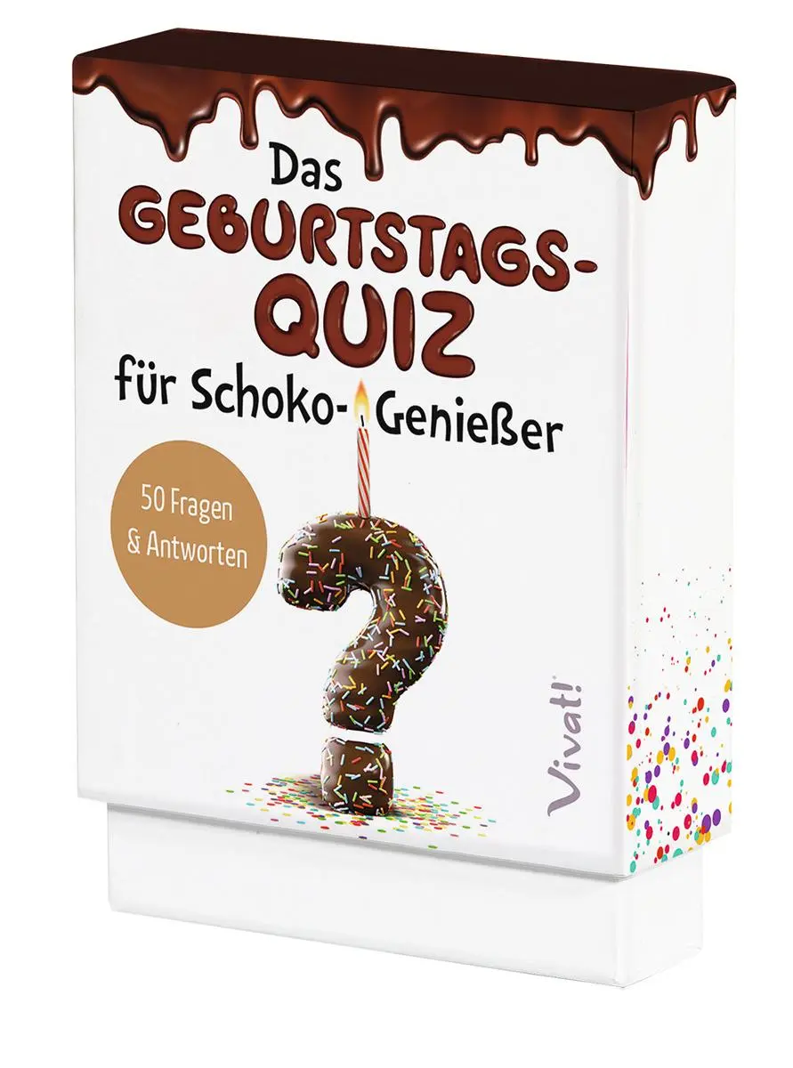 Cover: 9783746267197 | Das Geburtstagsquiz für Schoko-Genießer | 50 Fragen &amp; Antworten | 2025