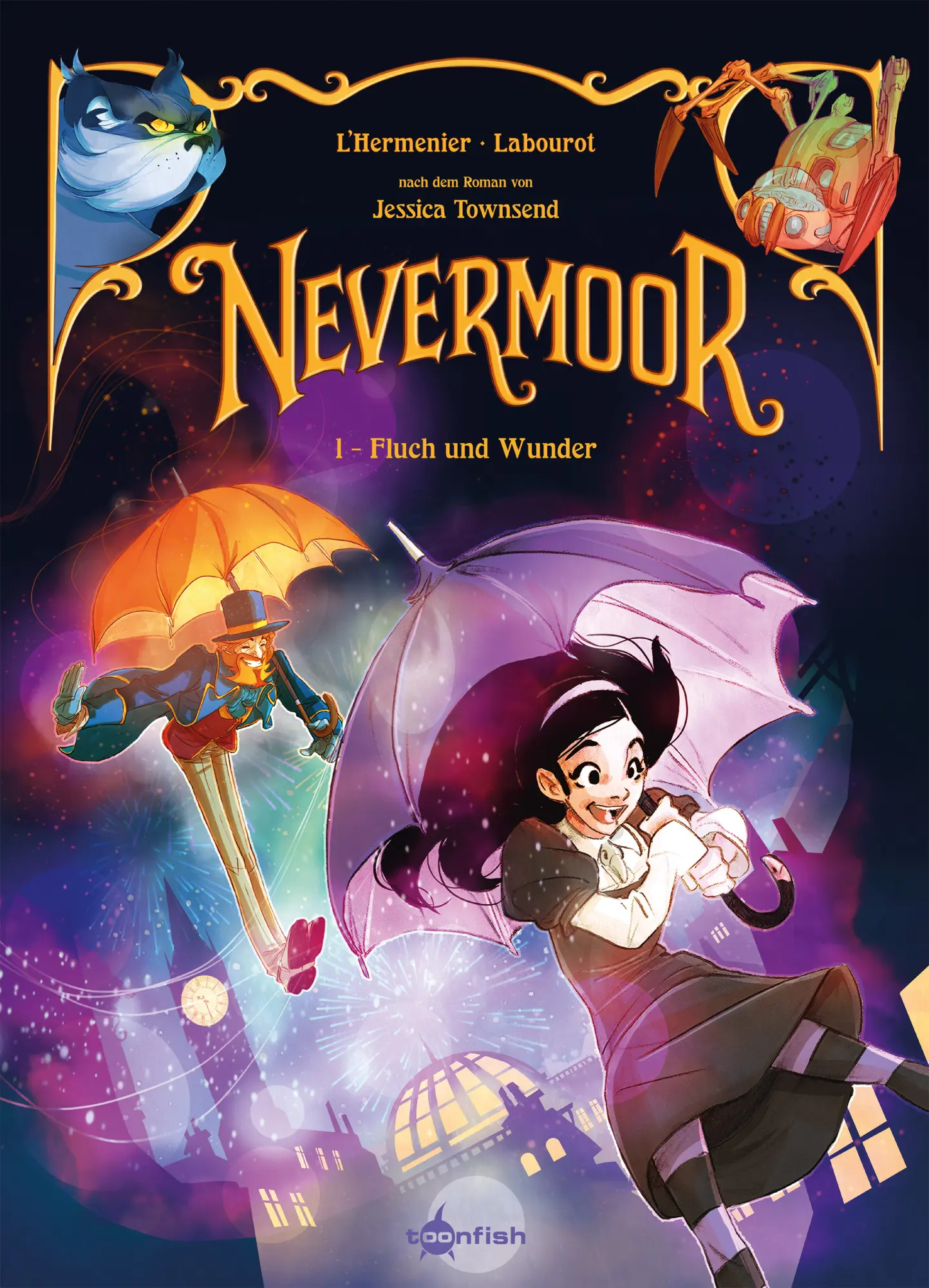 Cover: 9783987217197 | Nevermoor. Band 1 | Fluch und Wunder | Jessica Townsend (u. a.) | Buch