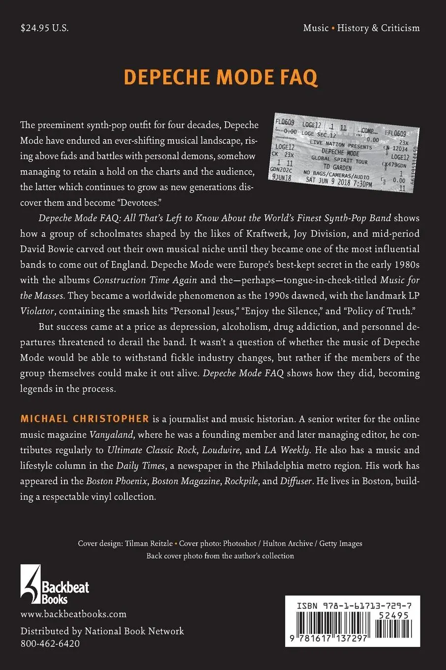 Rückseite: 9781617137297 | Depeche Mode FAQ | Michael Christopher | Taschenbuch | Englisch | 2020
