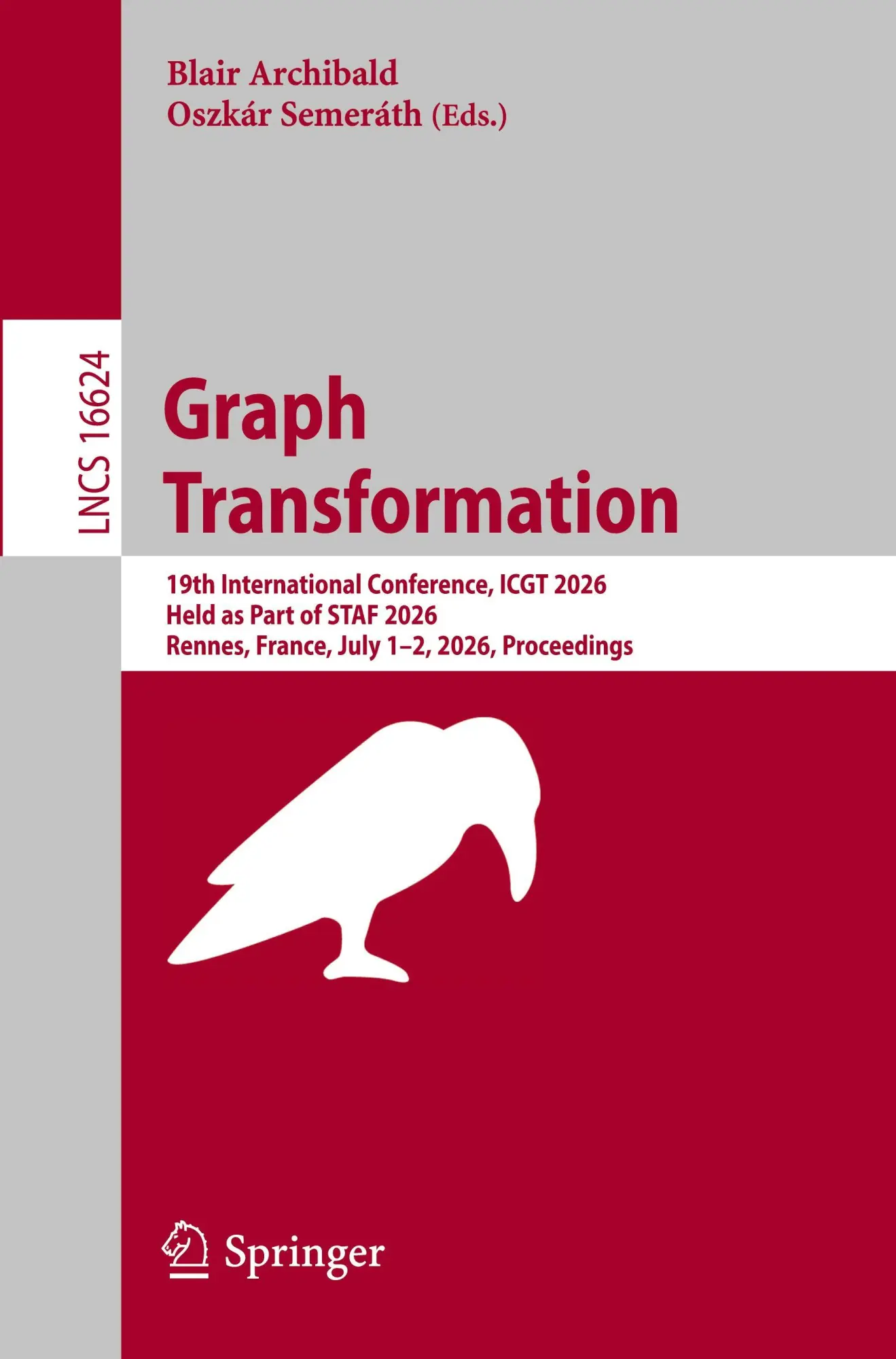Cover: 9783032297297 | Graph Transformation | Blair Archibald (u. a.) | Taschenbuch | x
