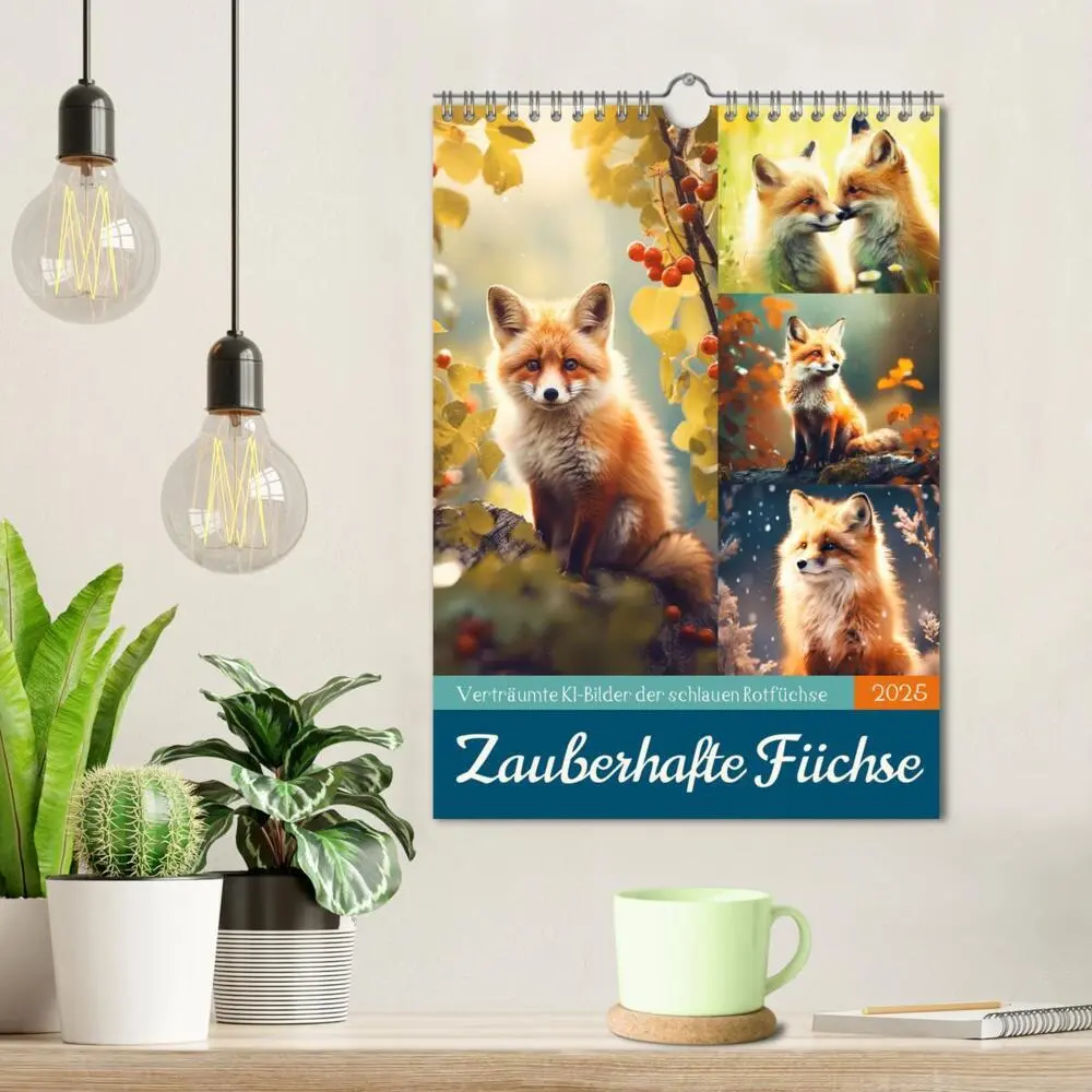 Bild: 9783435847297 | Zauberhafte Füchse (Wandkalender 2025 DIN A4 hoch), CALVENDO...
