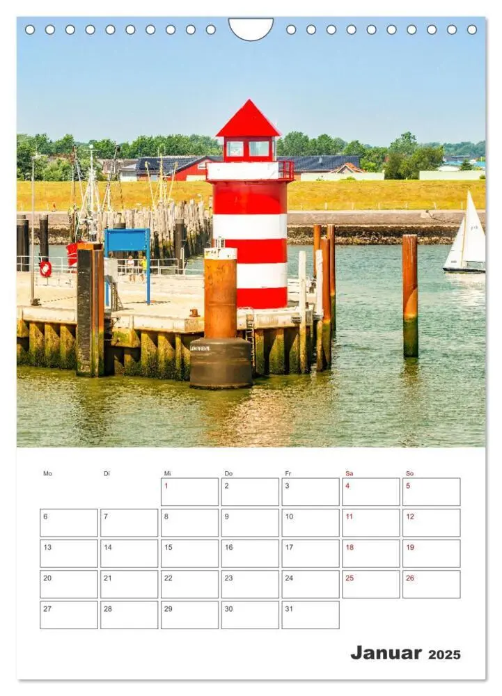 Bild: 9783435917297 | Insel Föhr - Urlaubsplaner (Wandkalender 2025 DIN A4 hoch),...