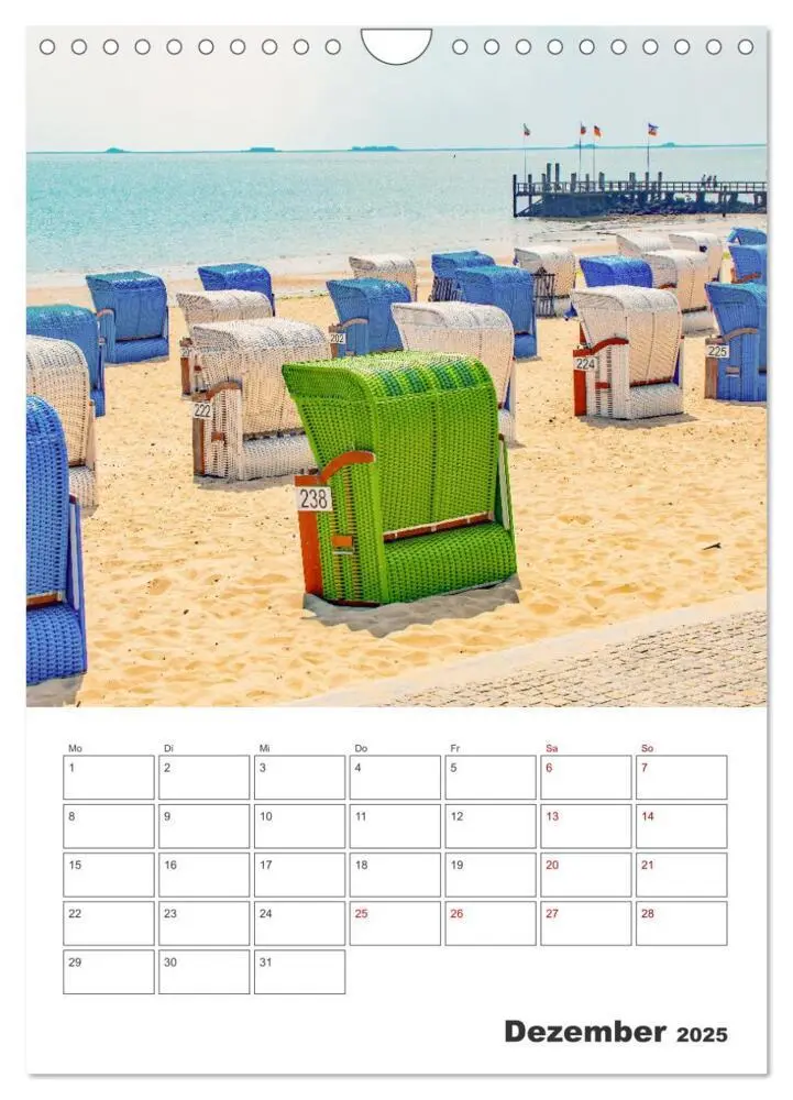 Bild: 9783435917297 | Insel Föhr - Urlaubsplaner (Wandkalender 2025 DIN A4 hoch),...