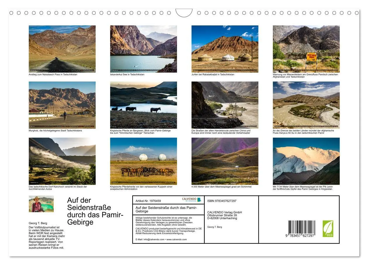 Bild: 9783457627297 | Auf der Seidenstraße durch das Pamir-Gebirge (Wandkalender 2026 DIN...