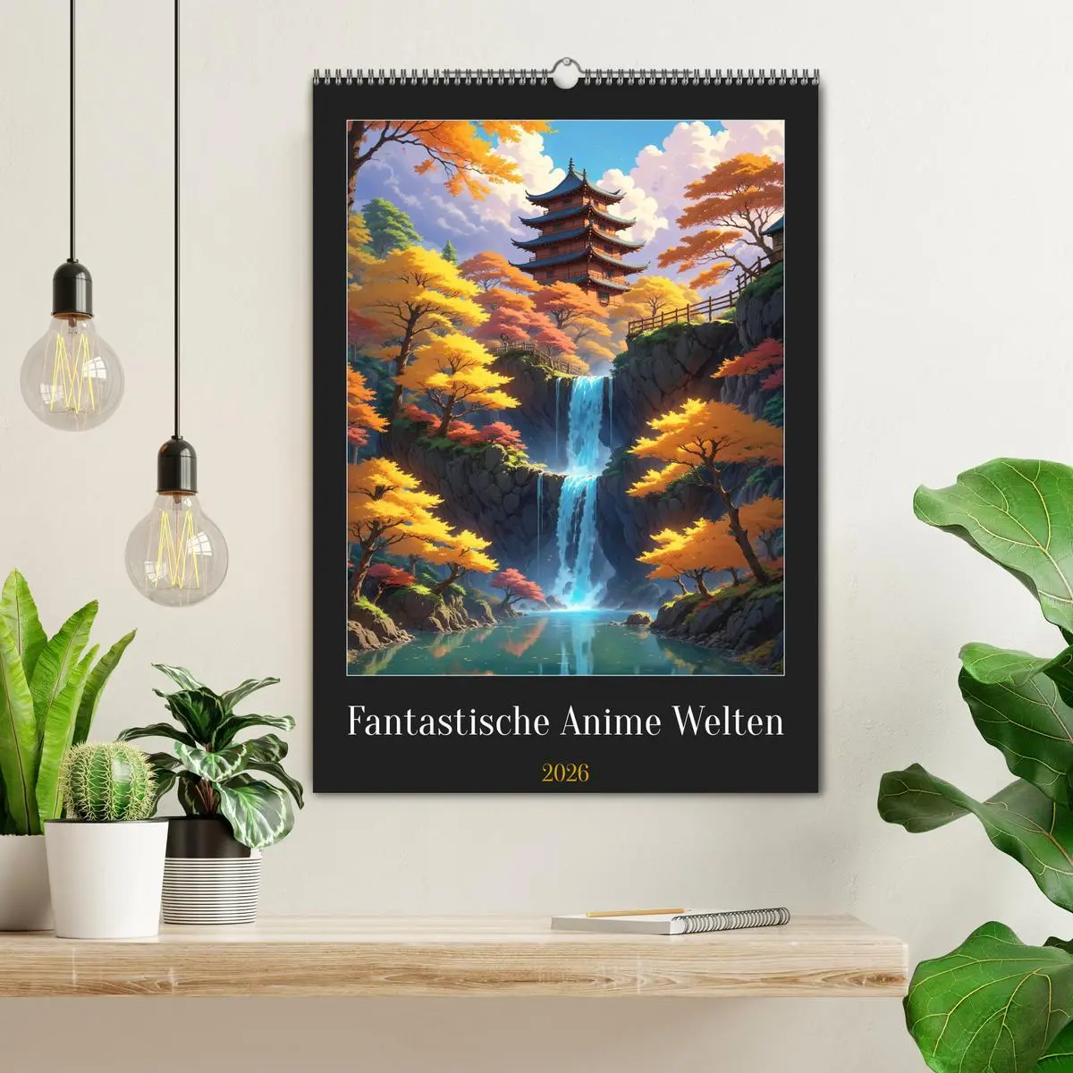 Bild: 9783516267297 | Fantastische Anime Welten (Wandkalender 2026 DIN A2 hoch), CALVENDO...