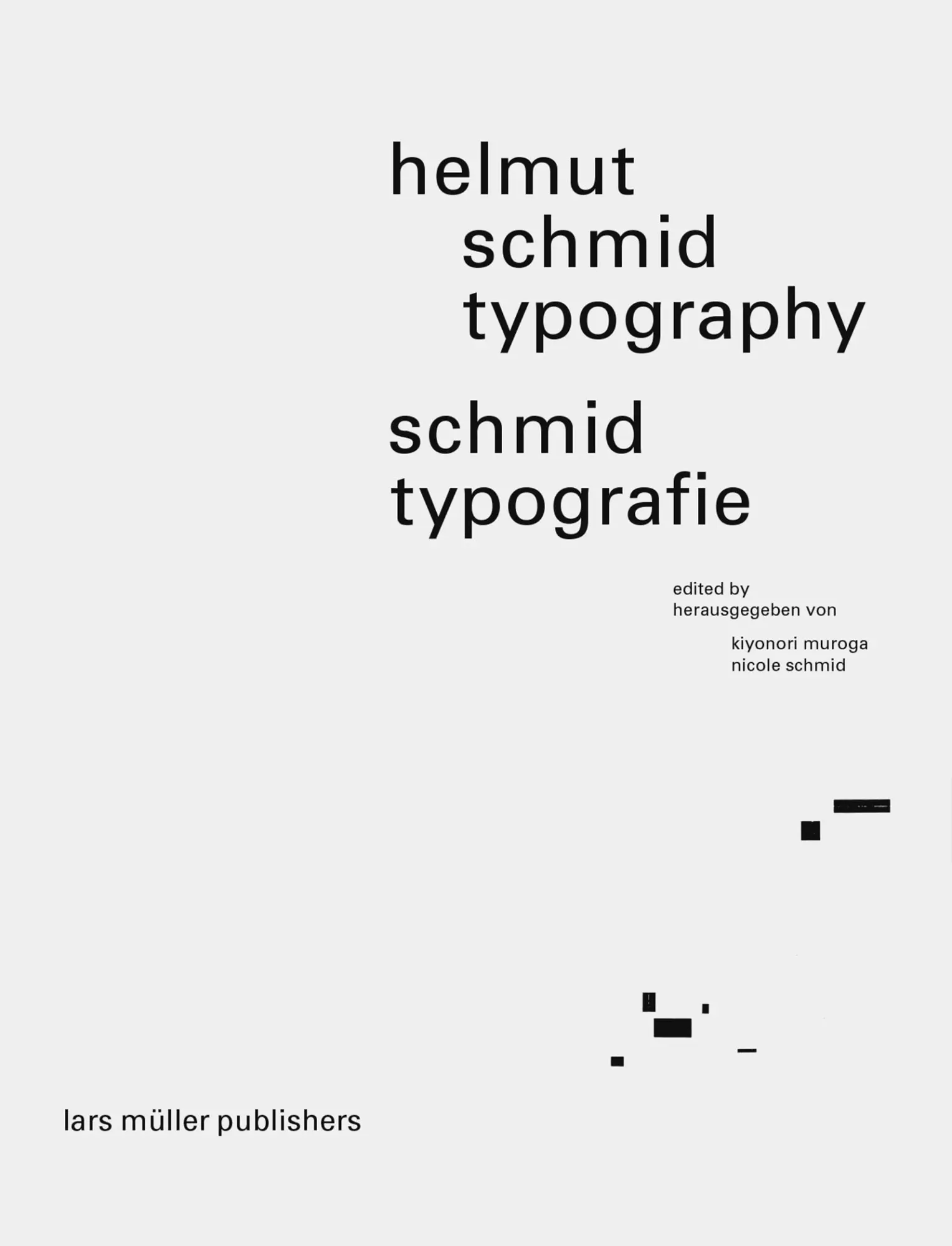 Cover: 9783037787397 | Helmut Schmid Typography - Helmut Schmid Typografie | Muroga (u. a.)