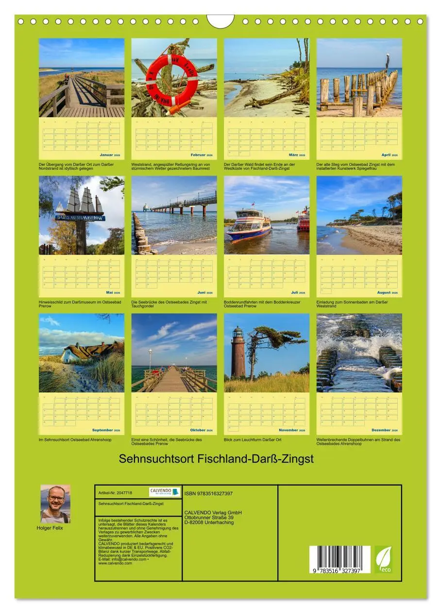 Bild: 9783516327397 | Sehnsuchtsort Fischland-Darß-Zingst (Wandkalender 2026 DIN A3...