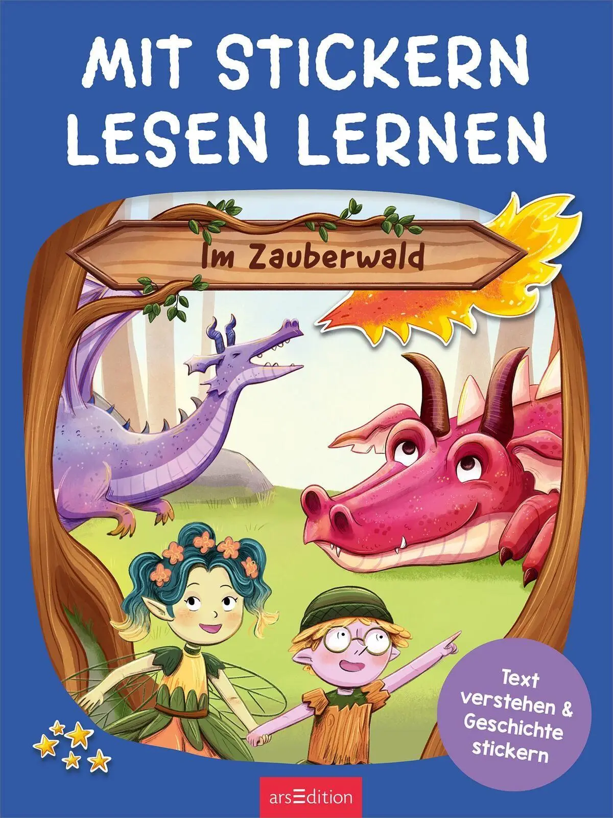Bild: 9783845867397 | Mit Stickern Lesen lernen - Im Zauberwald | Annette Moser | Buch