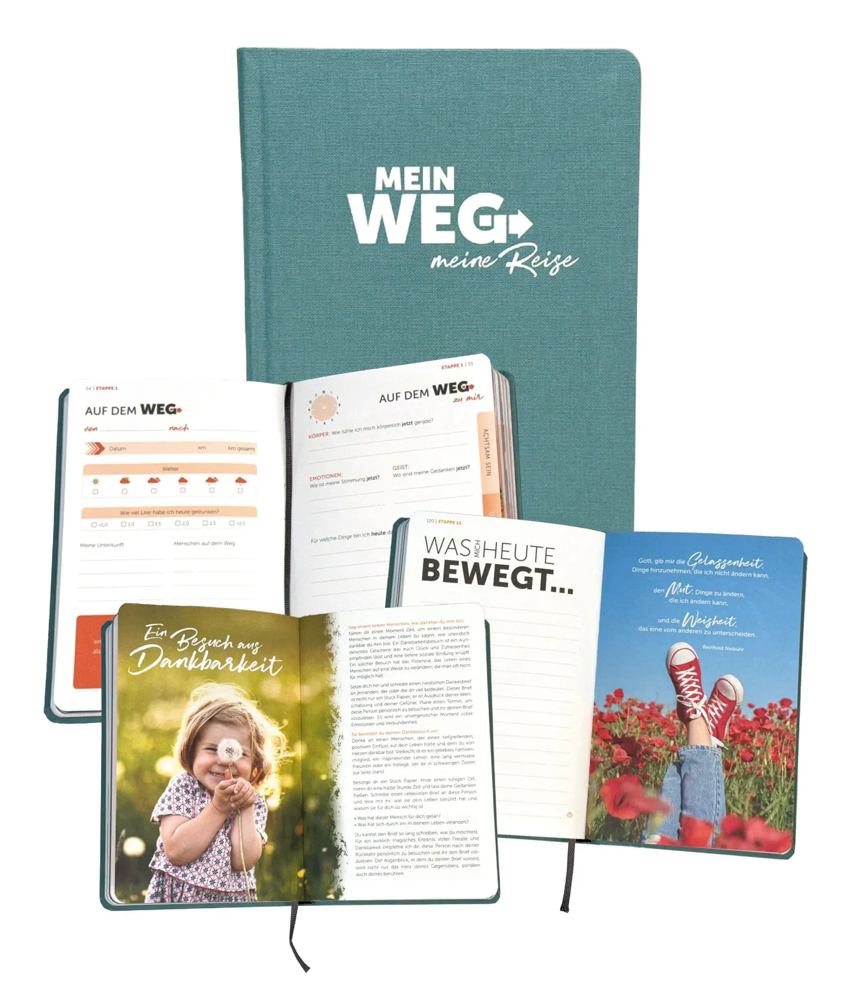 Bild: 9783946777397 | Mein Weg - Meine Reise | Achtsamkeits-Pilger-Journal | Marco Fraleoni