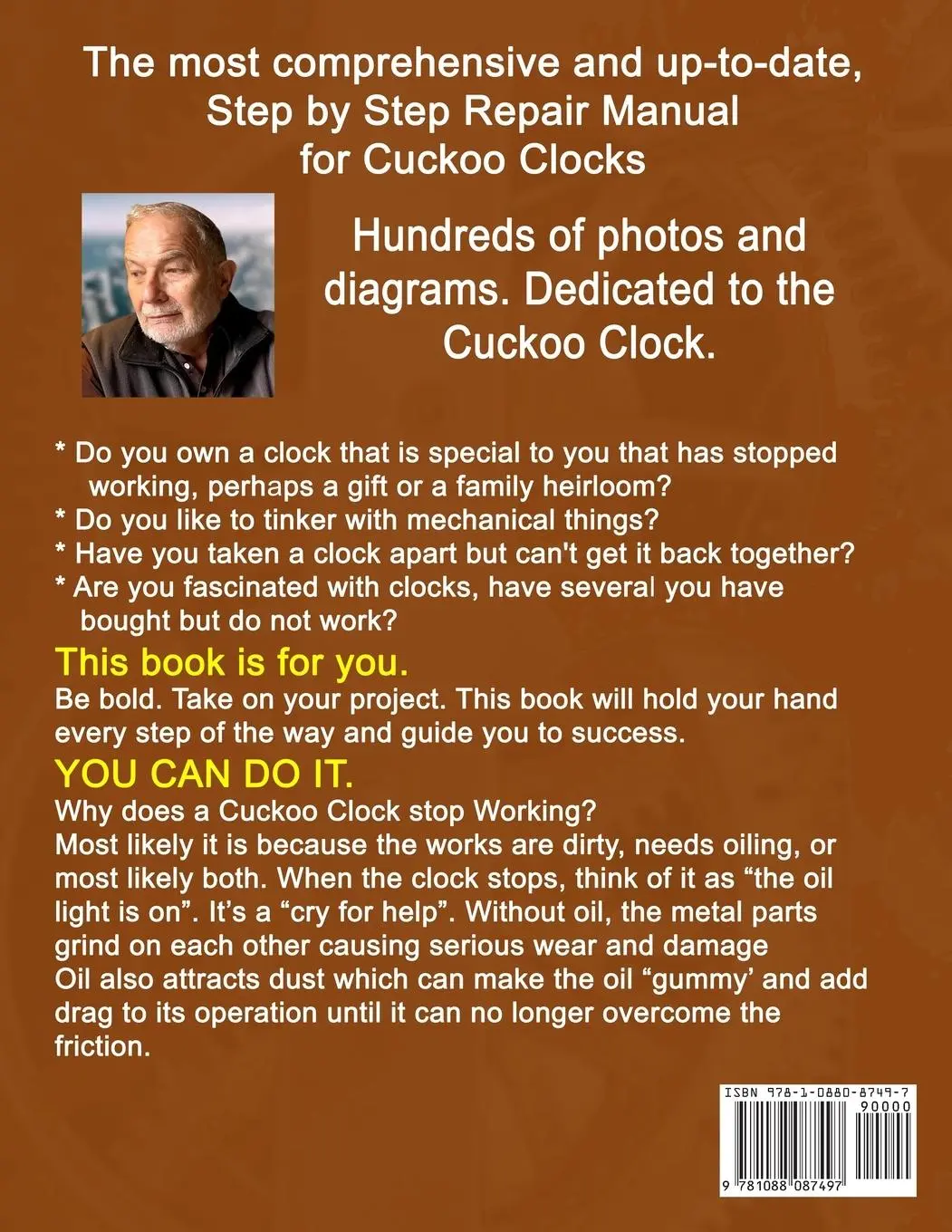 Rückseite: 9781088087497 | The Cuckoo Clock Owner?s Repair Manual, Step by Step No Prior...