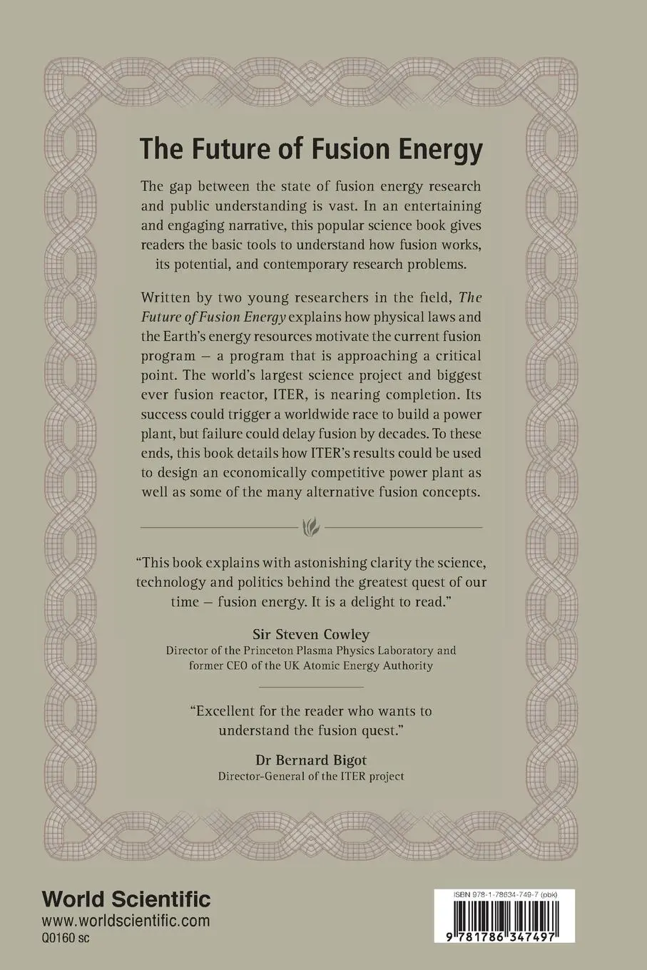 Rückseite: 9781786347497 | FUTURE OF FUSION ENERGY, THE | Jason Parisi &amp; Justin Ball | Buch