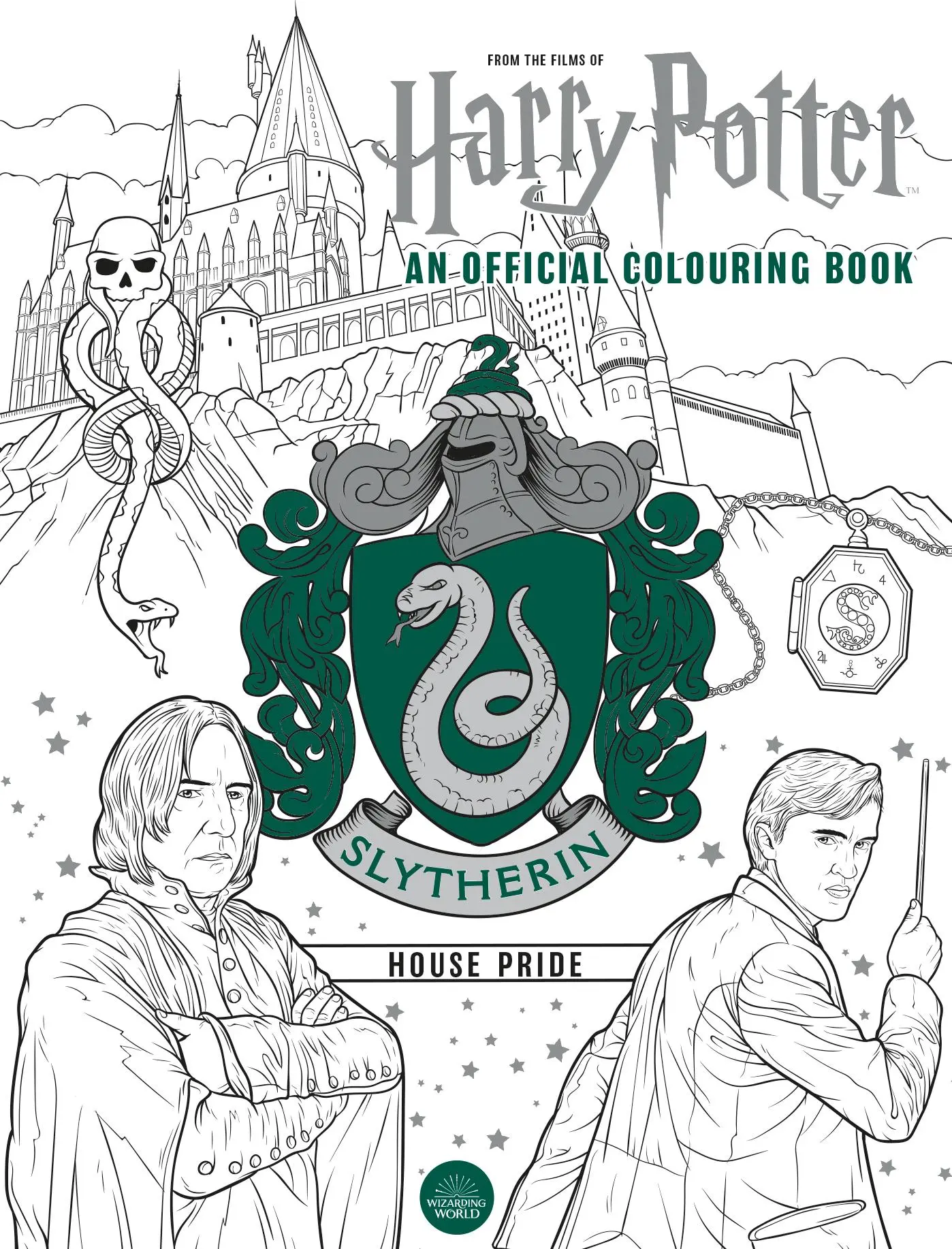 Cover: 9781849947497 | Harry Potter: Slytherin House Pride | The Official Colouring Book