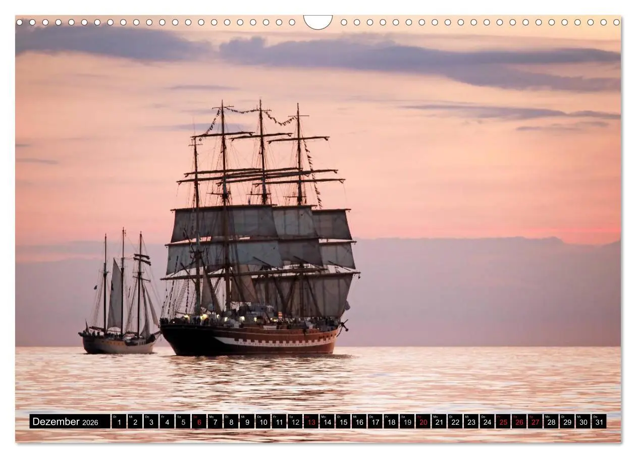 Bild: 9783516177497 | Hanse Sail (Wandkalender 2026 DIN A3 quer), CALVENDO Monatskalender
