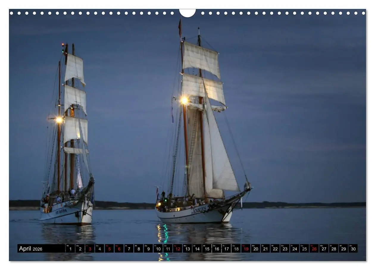 Bild: 9783516177497 | Hanse Sail (Wandkalender 2026 DIN A3 quer), CALVENDO Monatskalender