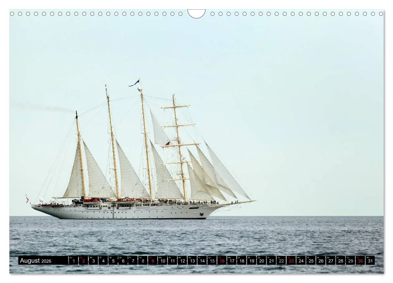Bild: 9783516177497 | Hanse Sail (Wandkalender 2026 DIN A3 quer), CALVENDO Monatskalender