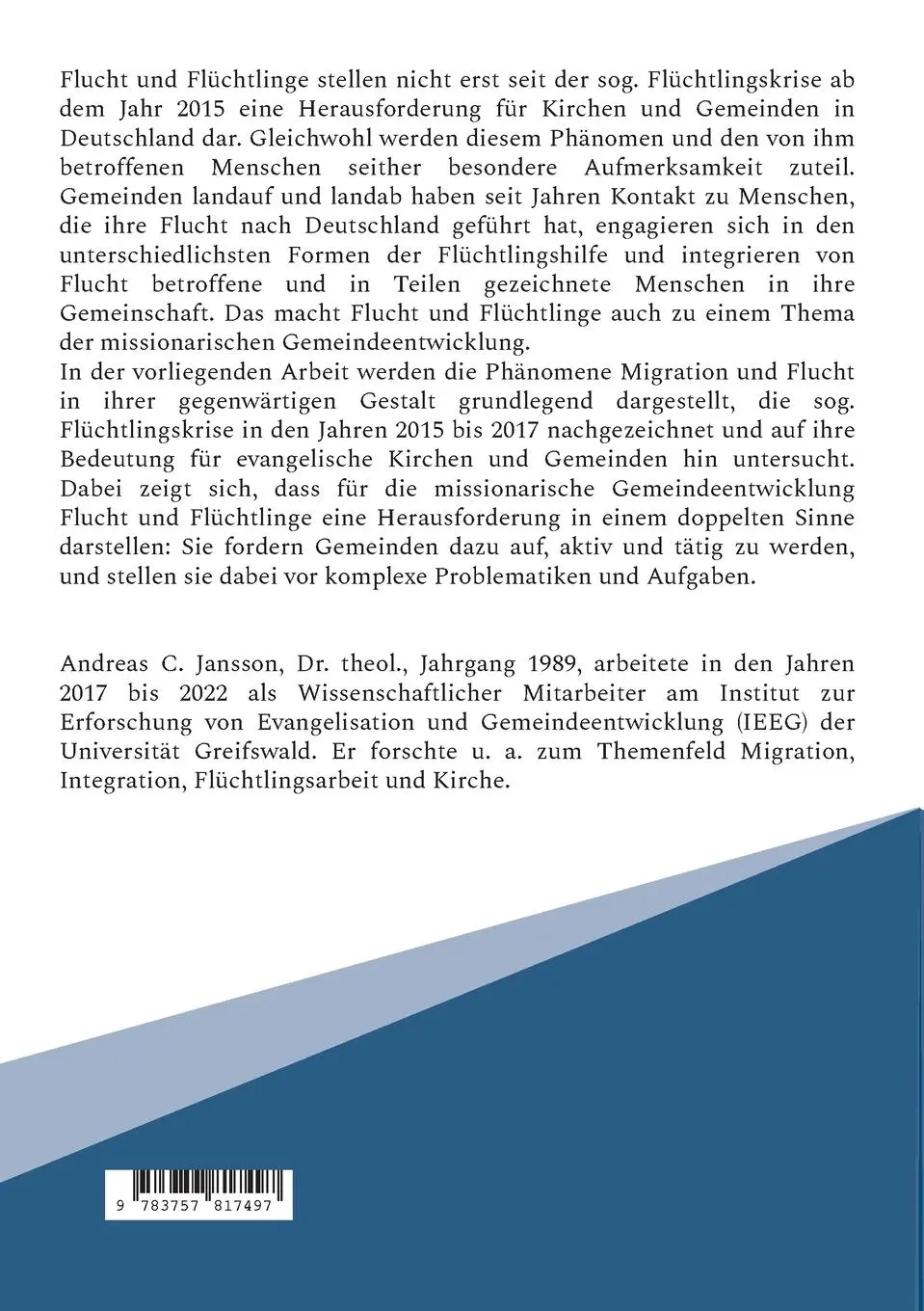 Rückseite: 9783757817497 | Herausgefordert | Andreas C. Jansson | Taschenbuch | 212 S. | Deutsch
