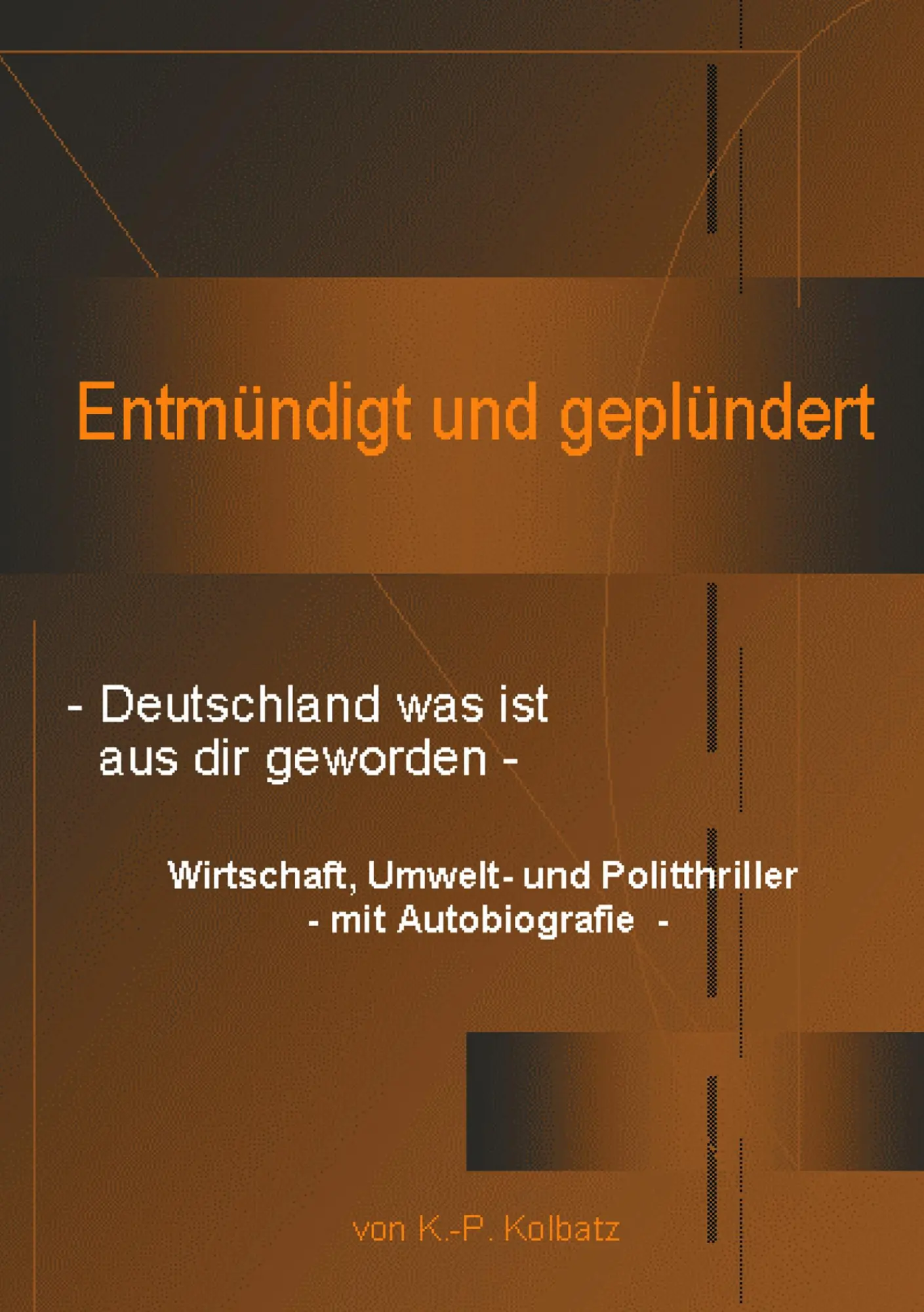 Cover: 9783831137497 | Entmündigt und geplündert | - Deutschland was ist aus dir geworden