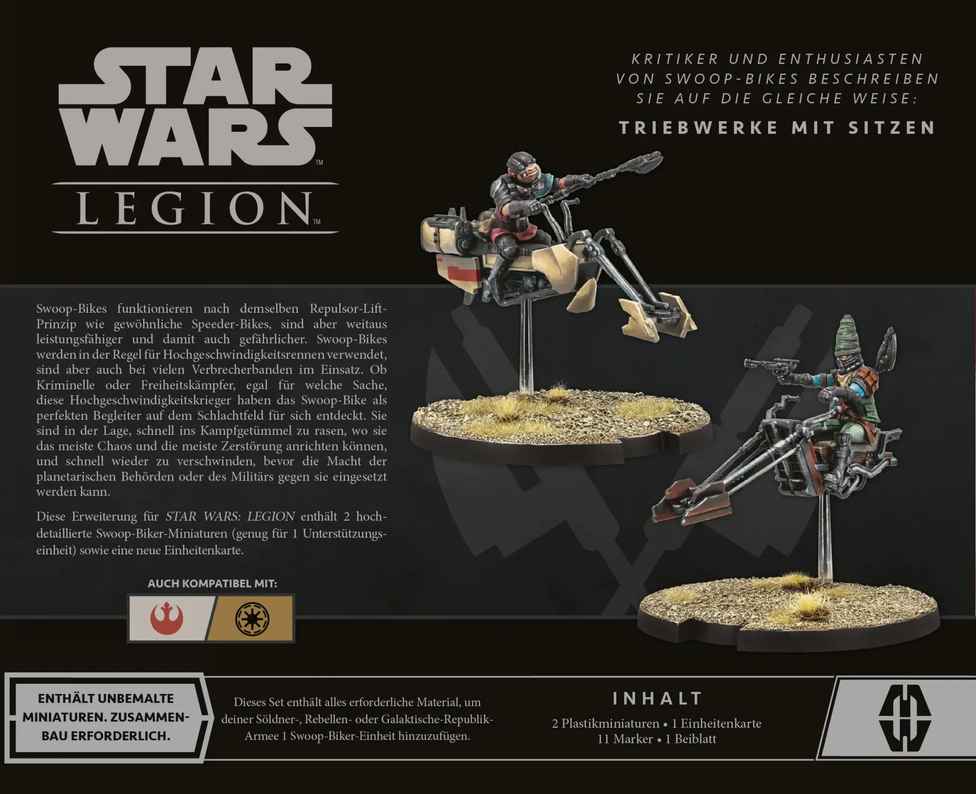 Bild: 841333117597 | Star Wars Legion - Swoop Biker | Alex Davy | Spiel | FFGD4691 | 2022