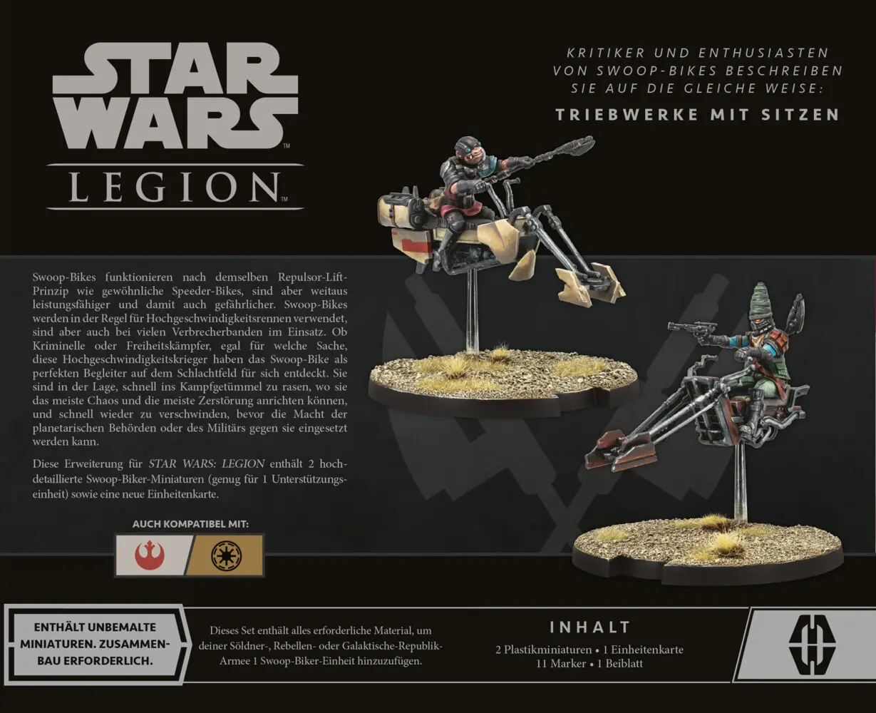 Bild: 841333117597 | Star Wars Legion - Swoop Biker | Alex Davy | Spiel | FFGD4691 | 2022