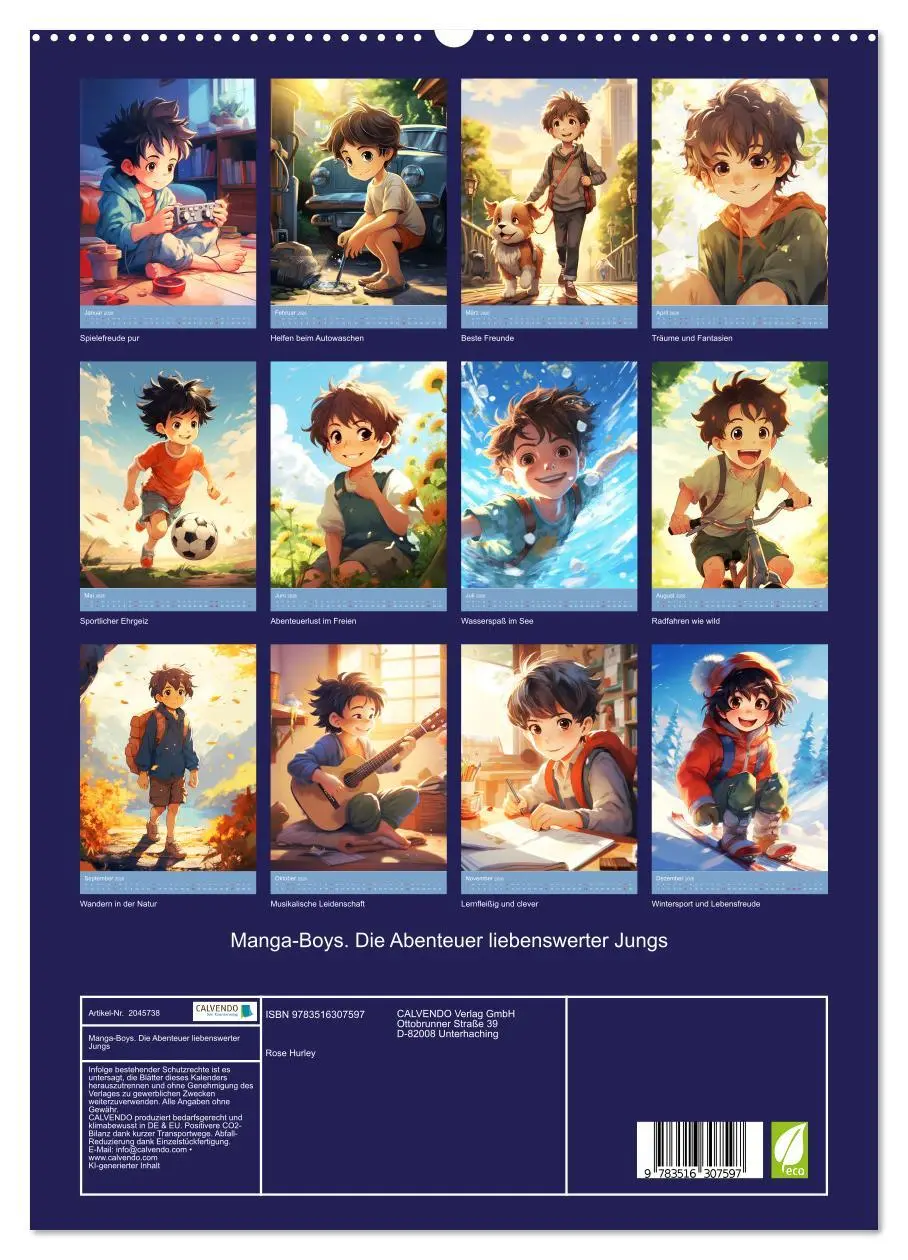 Bild: 9783516307597 | Manga-Boys. Die Abenteuer liebenswerter Jungs (hochwertiger Premium...