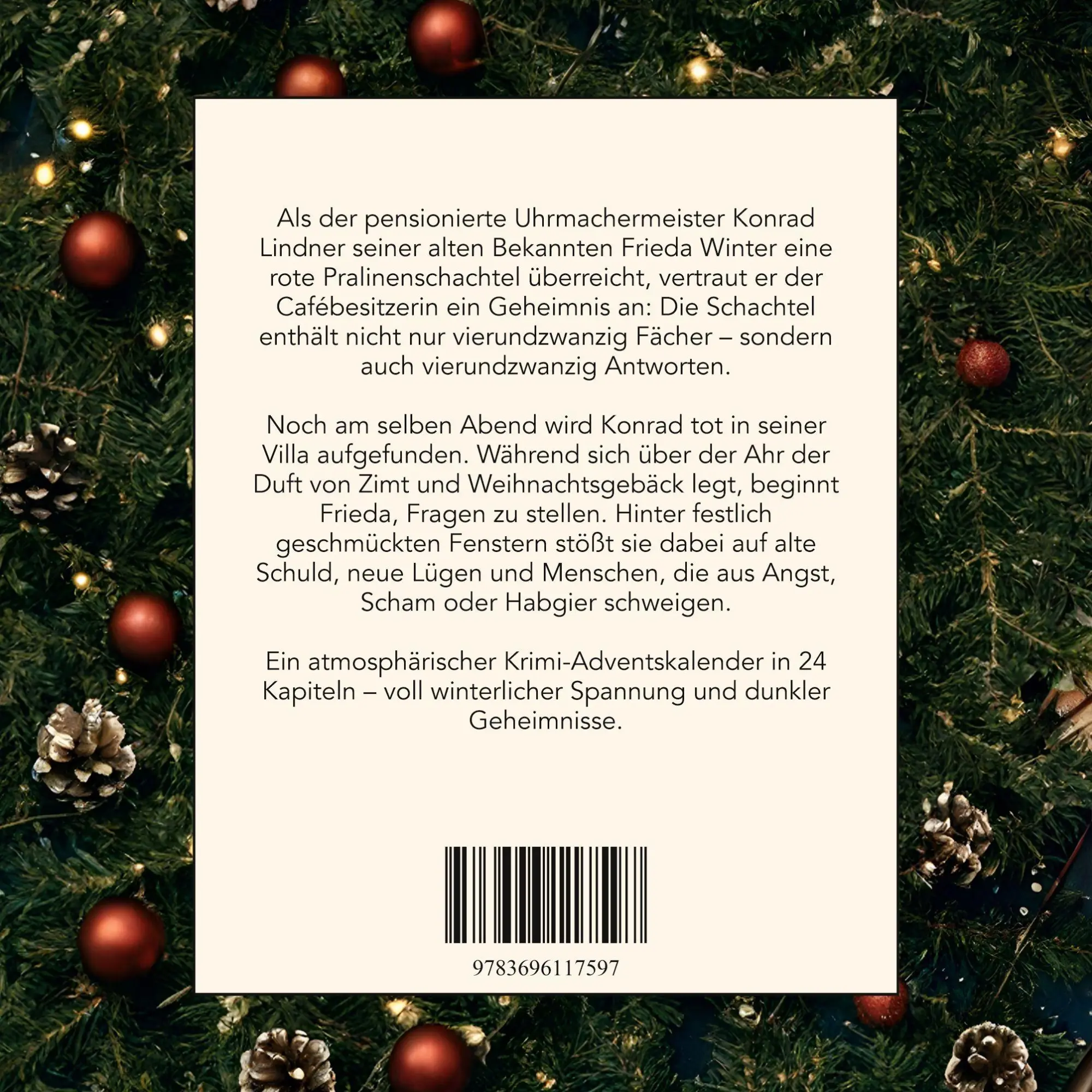 Rückseite: 9783696117597 | Mord an der Ahr | Der Krimi-Adventskalender in 24 Akten | Ava Huber