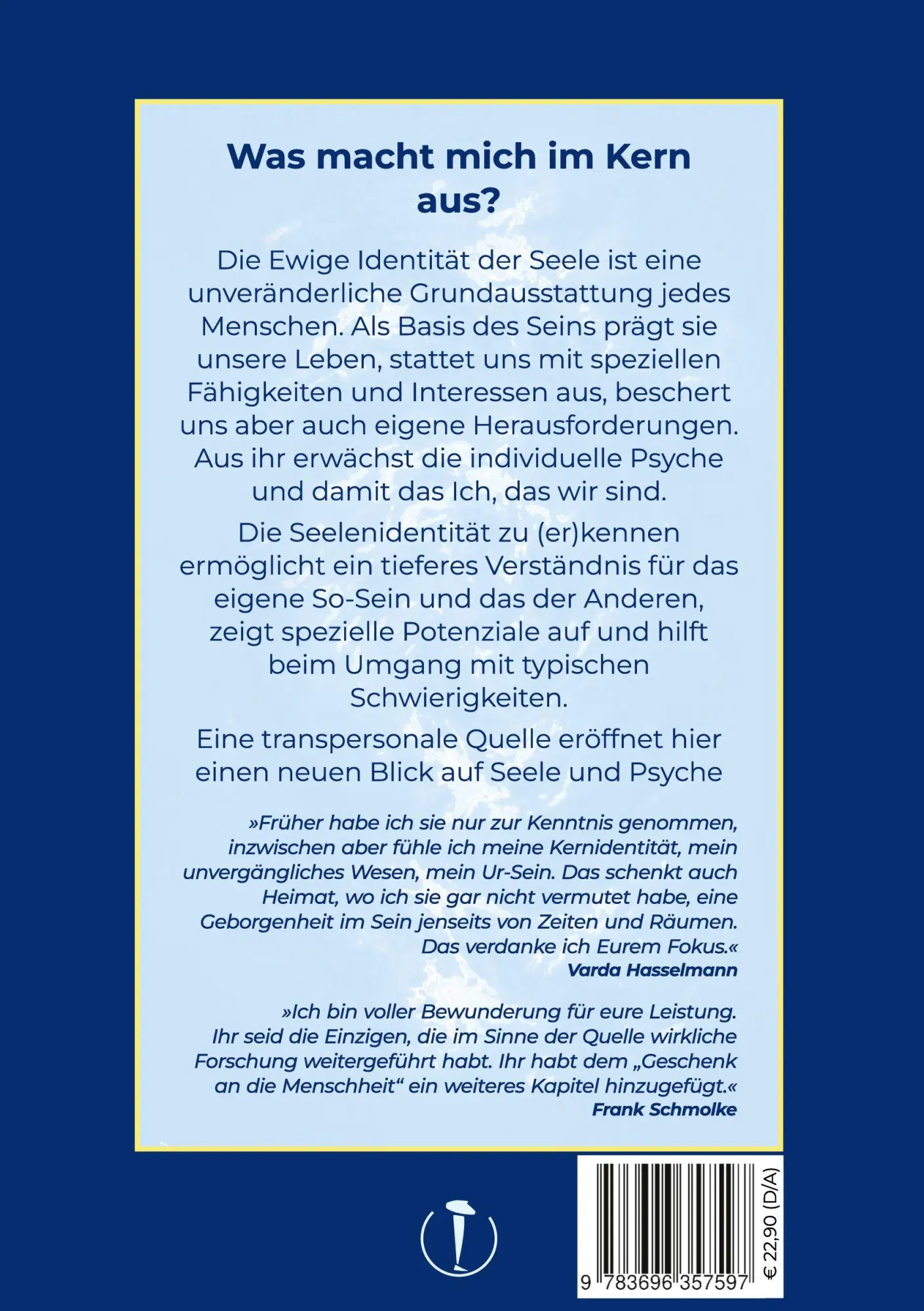 Rückseite: 9783696357597 | Die Ewige Identität der Seele | Elke Esser (u. a.) | Taschenbuch