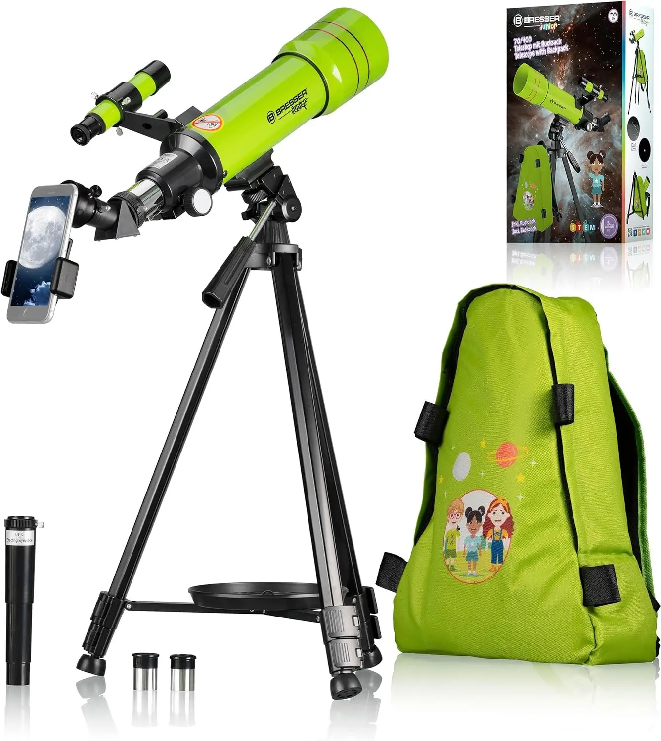 Cover: 4007922077697 | Bresser Junior 8850610 - Teleskop 70/400 mit Rucksack,...