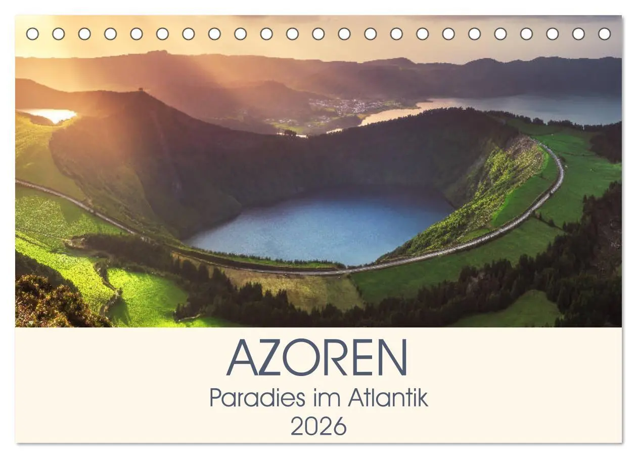 Cover: 9783457827697 | Azoren - Paradies im Atlantik (Tischkalender 2026 DIN A5 quer),...
