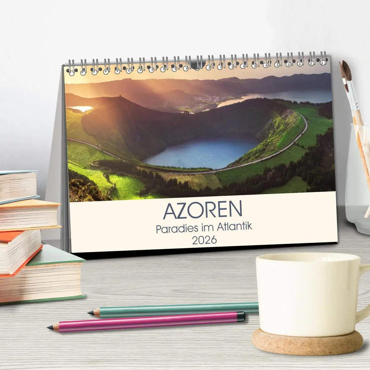 Bild: 9783457827697 | Azoren - Paradies im Atlantik (Tischkalender 2026 DIN A5 quer),...